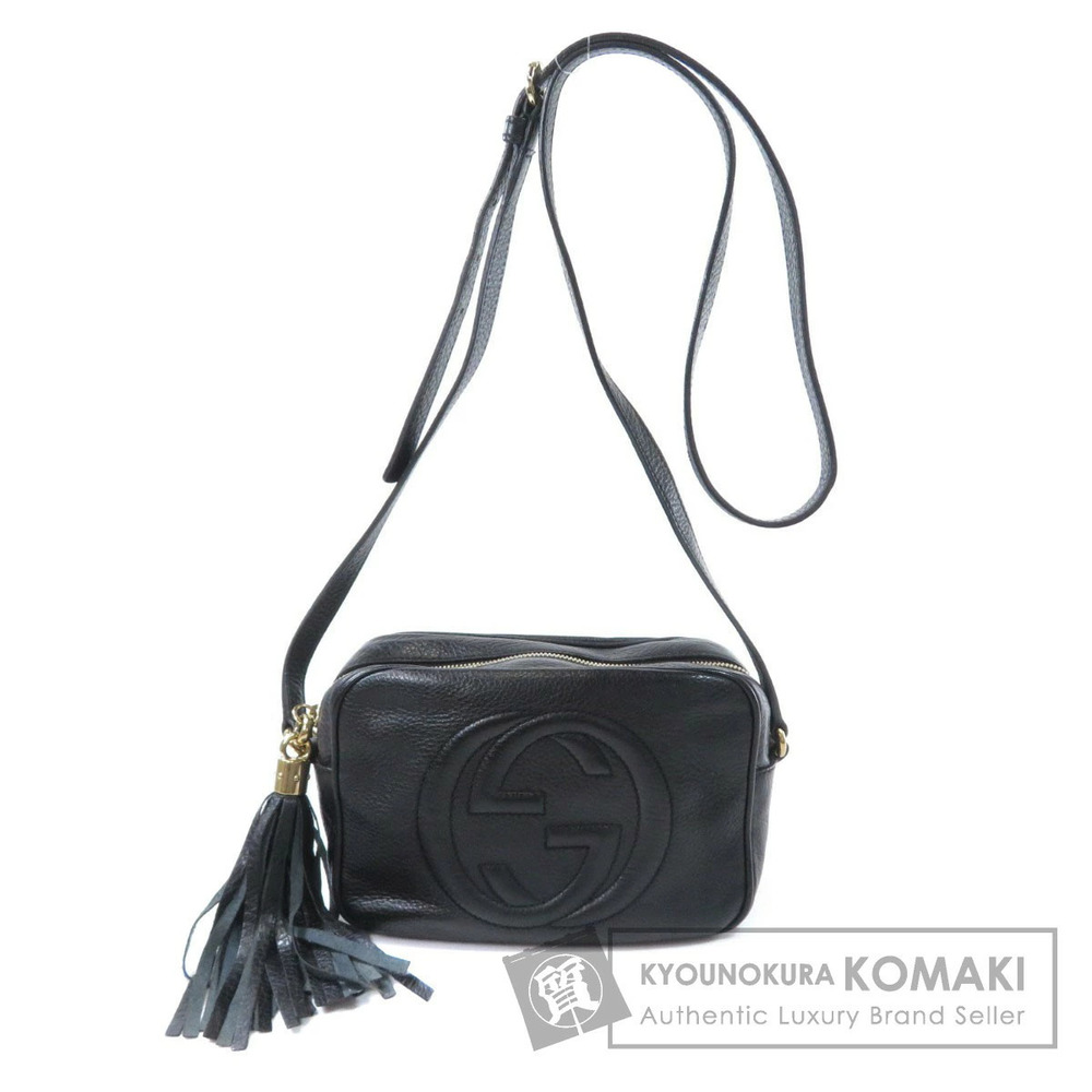 Gucci Soho Interlocking GG Shoulder Bag Leather